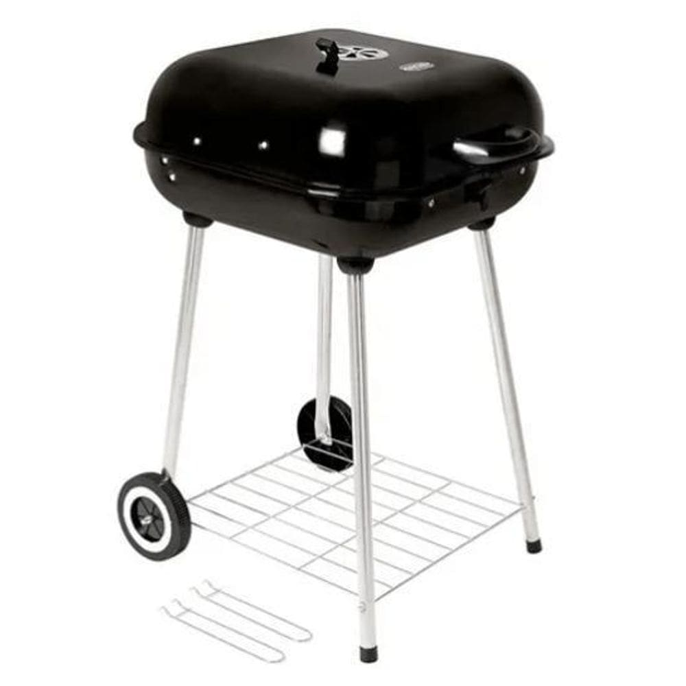 Churrasqueira A Bafo Barbacoa Portátil Mor 87cm Preto