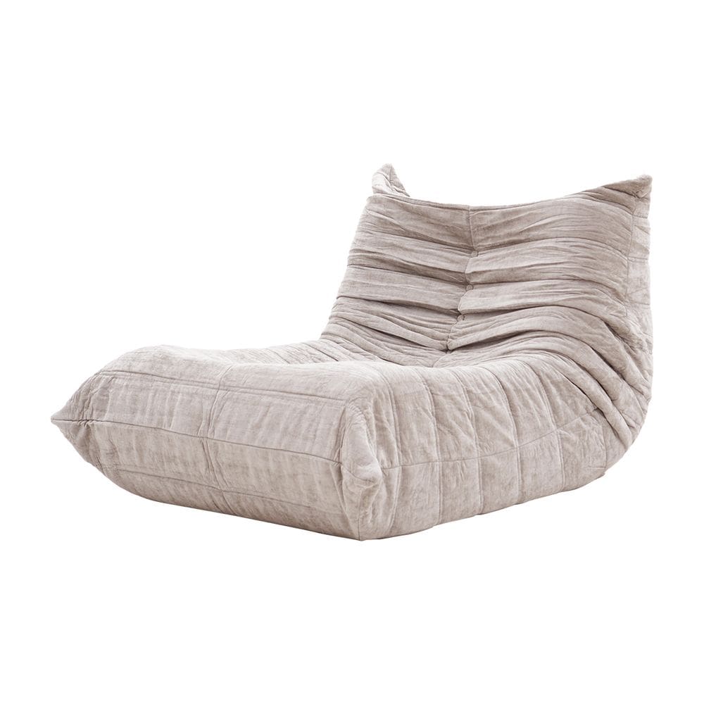 Puff Poltrona Togo Europeu Estilo Poltrona em Bouclé