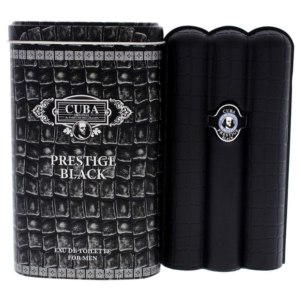 Perfume Cuba Cuba Prestige Black EDT 90mL para homens