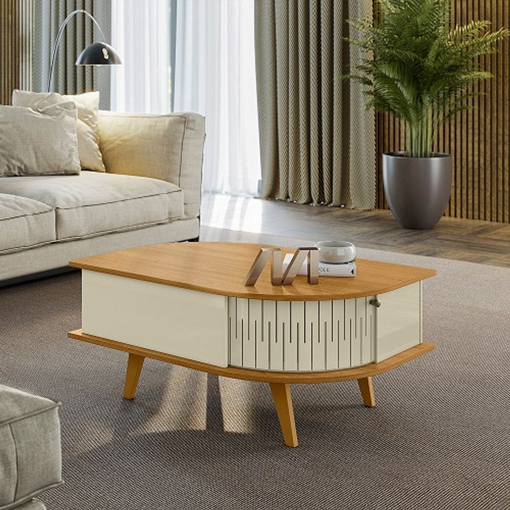Mesa De Centro Indinápolis Cumaru/Opala - Madetec