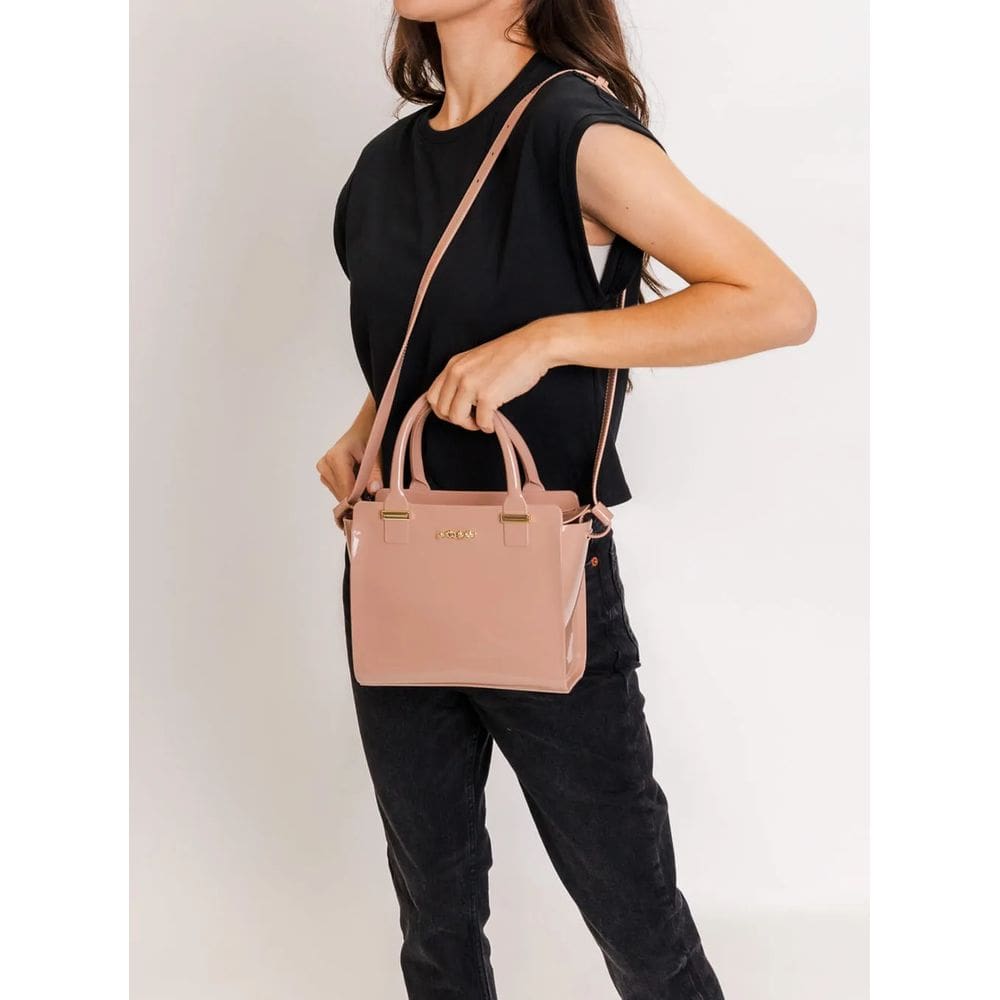 Bolsa Feminina Petite Jolie Transversal Love PJ5214 II Nude Mocca
