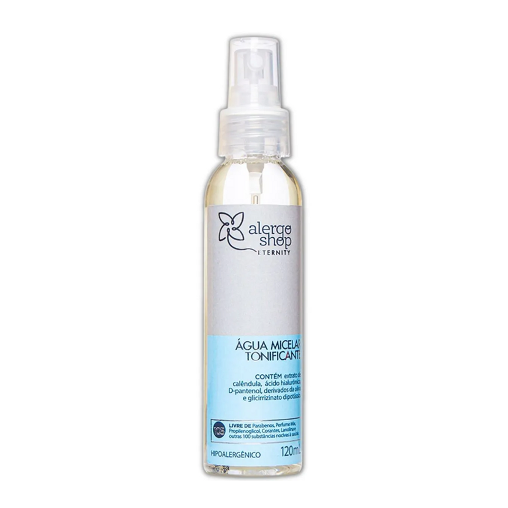 Água Micelar Tonificante Eternity Alergoshop 120ml