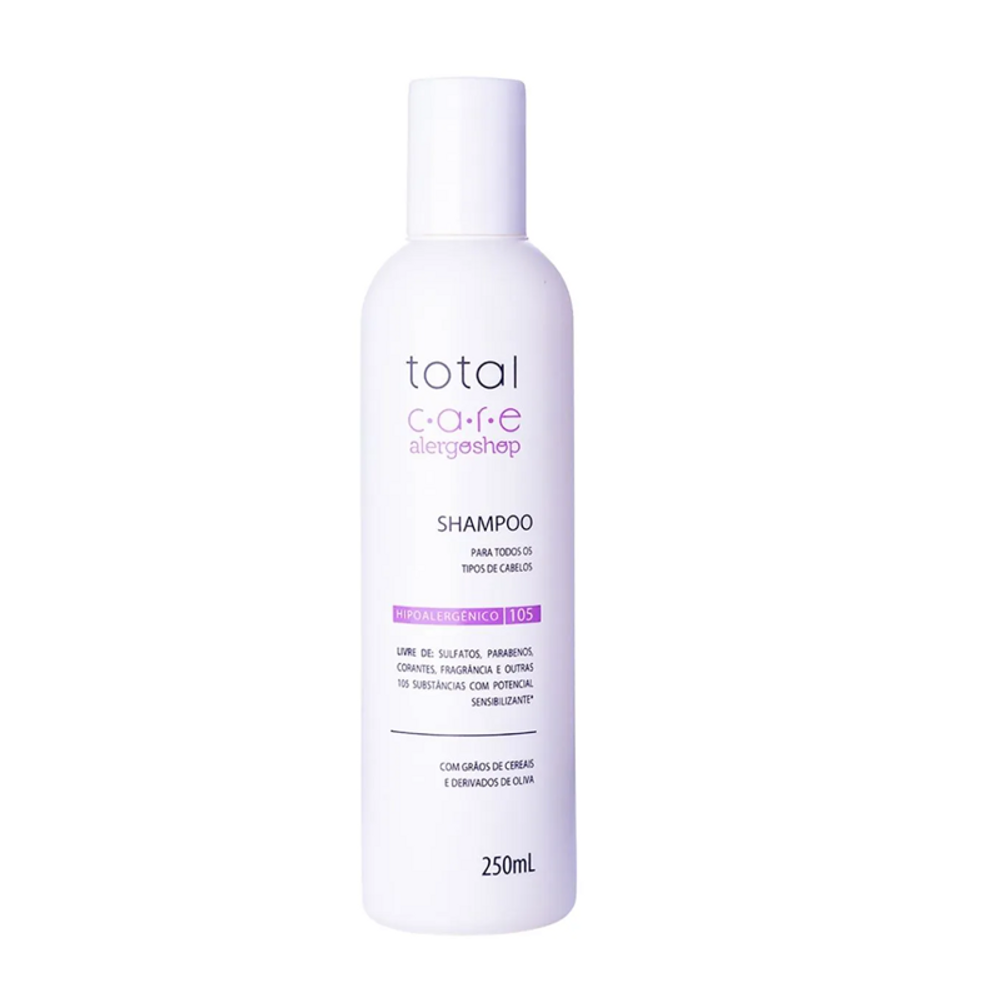 Shampoo Hipoalergênico Total Care Alergoshop 250ml