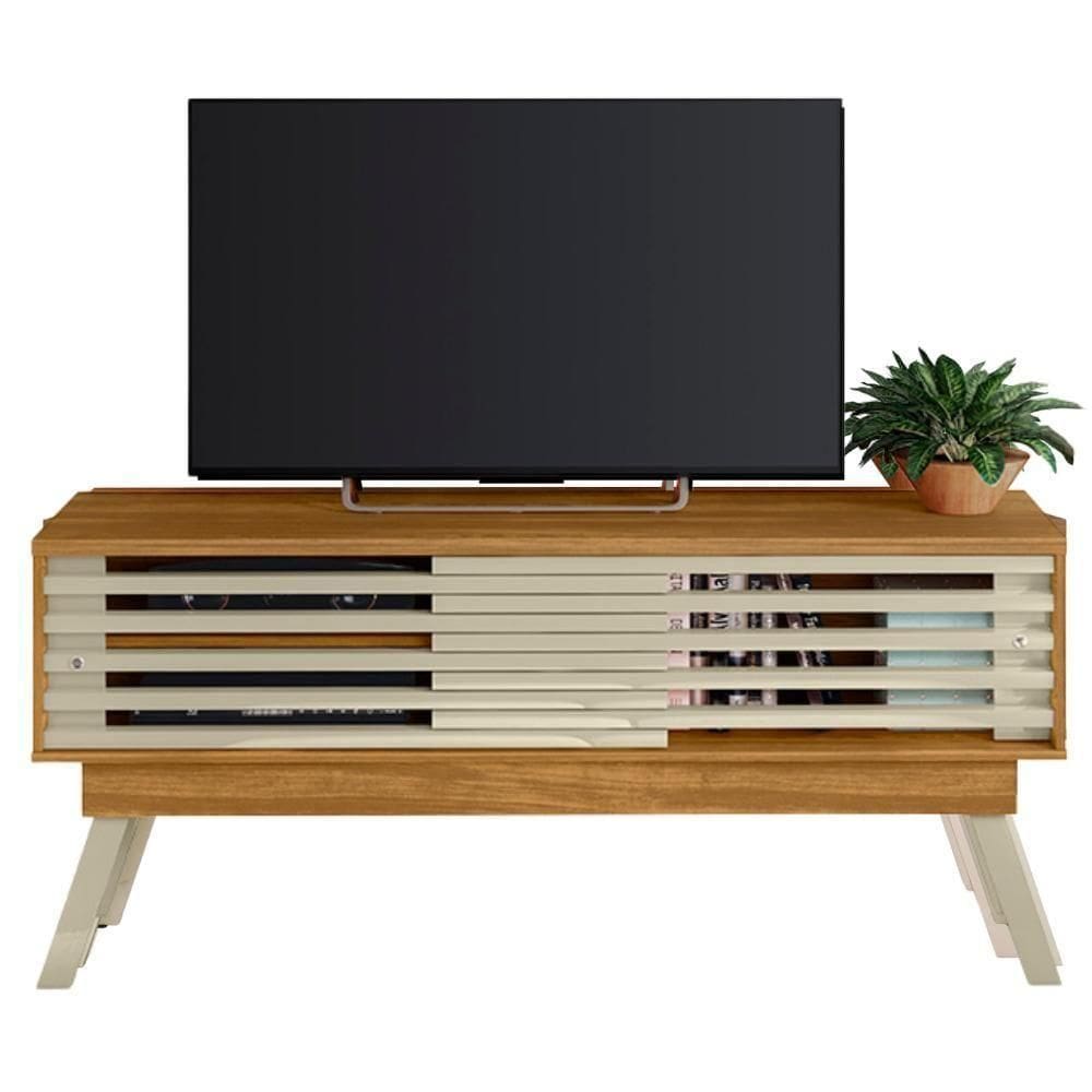 Rack Bancada 65 Pol 2 Portas Frizz Cumaru Opala Madetec