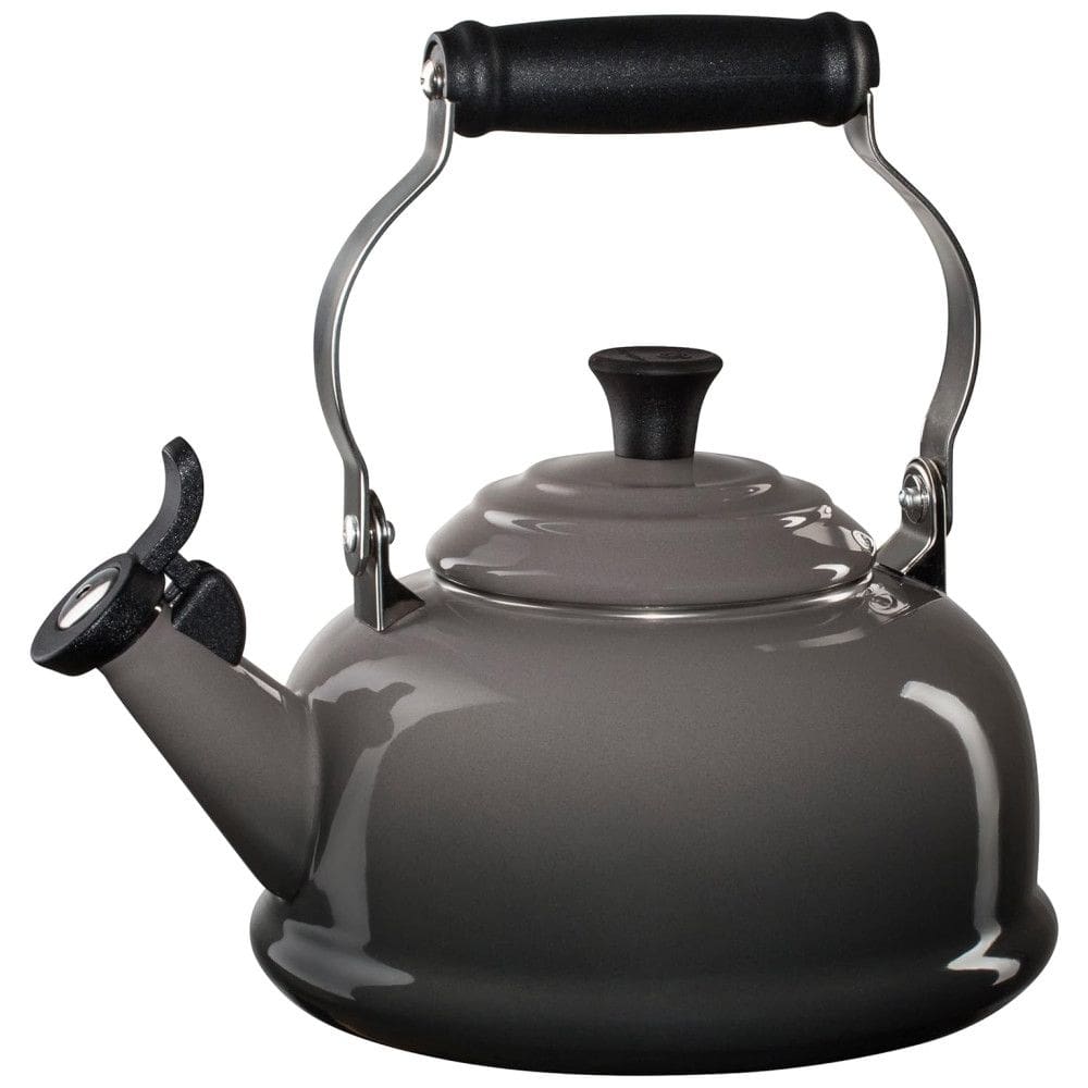 Chaleira de Chá 1.7 Litros em Aço Inoxidável com Apito, Le Creuset, Cinza Escuro