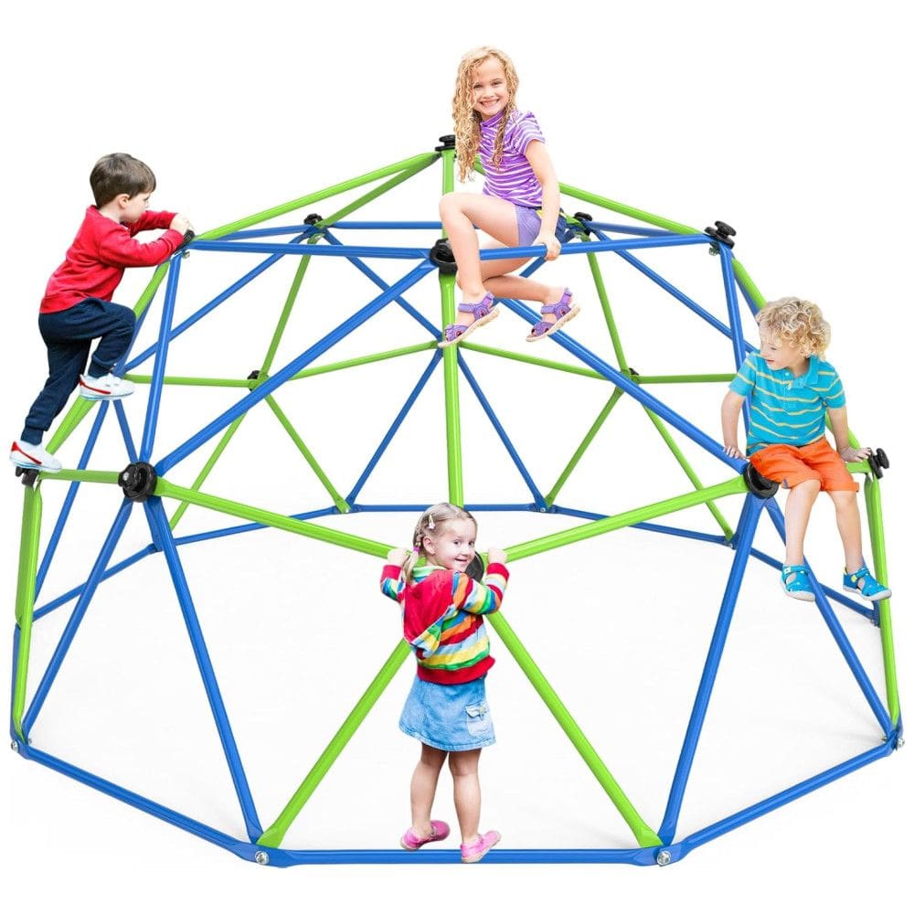 GIKPAL Climbing Dome, Estrutura de Escalada de 3m para Crianças de 3 a 10 anos, Suporta até 454kg, Jungle Gym Antiferrugem, Montagem Fácil,