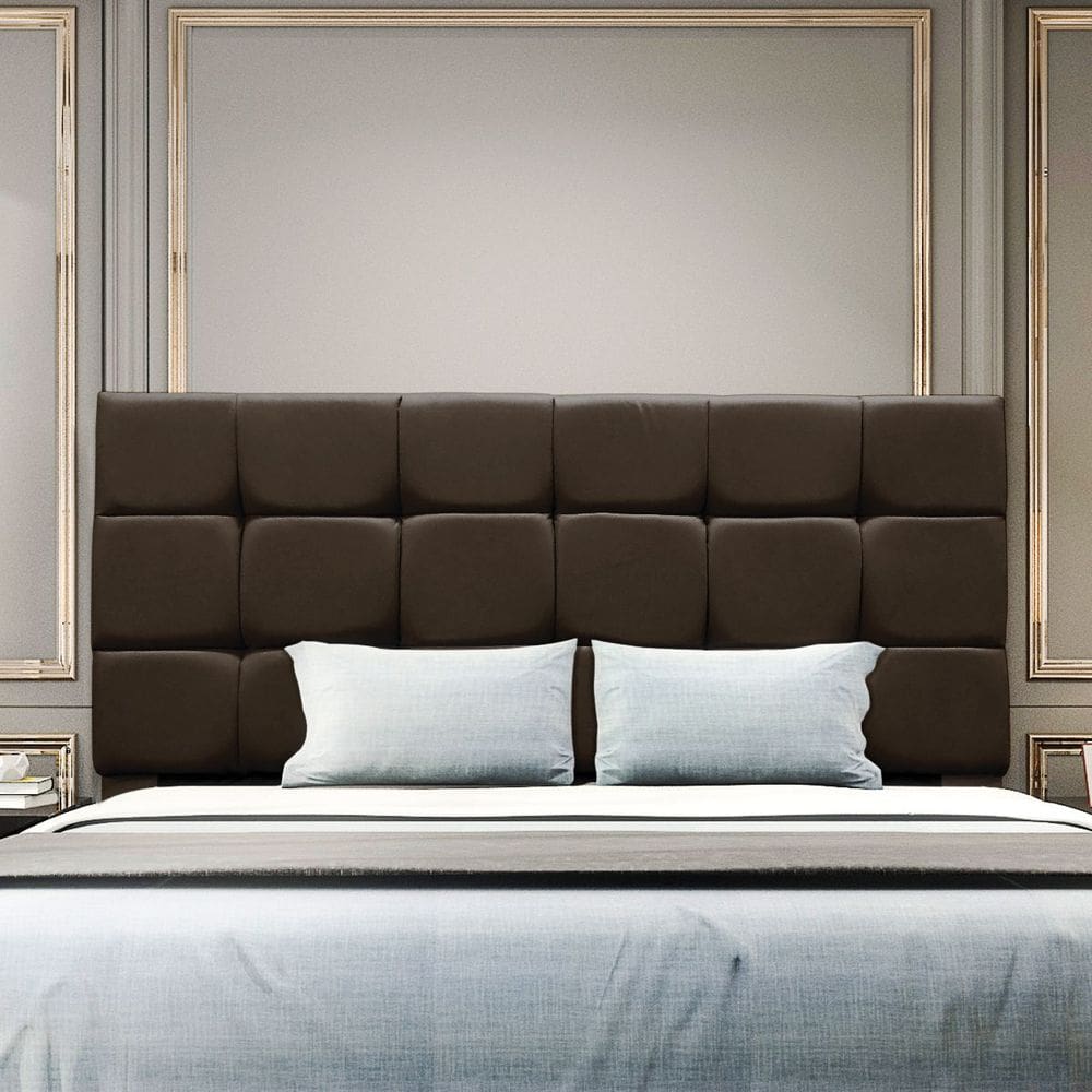 Cabeceira Estofada Cama Box Casal 160 cm Gabriela Suede
