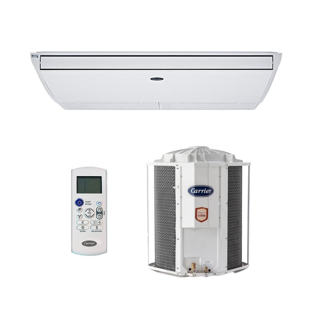Ar-Condicionado Split Piso Teto Xperience Springer Carrier Midea Convencional 57.000 BTUs Frio 220V R-410 Trifasico