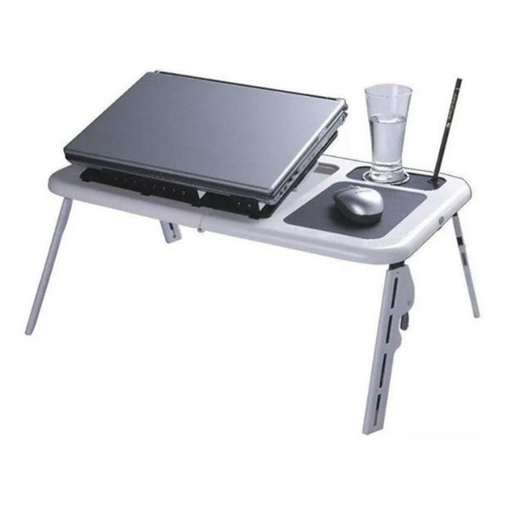 Mesa Dobrável Notebook Cooler Mousepad Usb Tablet 2