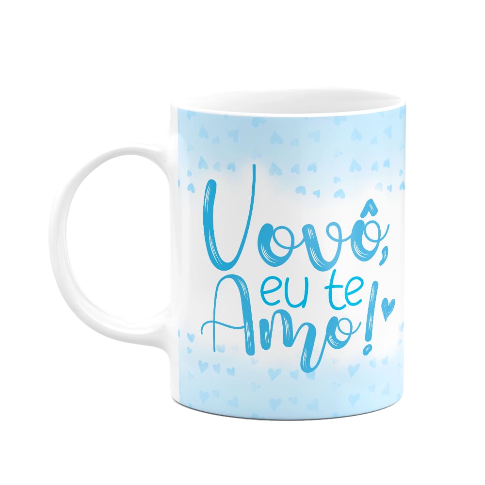 Caneca de Avós - Vovô eu te amo - 325ml branca
