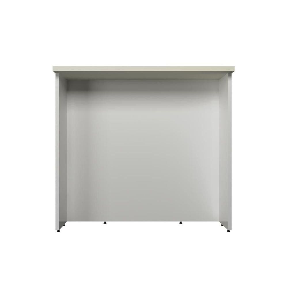 Bancada Ilha Cozinha PH 3068 Évora 120cm Branco/Cinza Argila - Herval