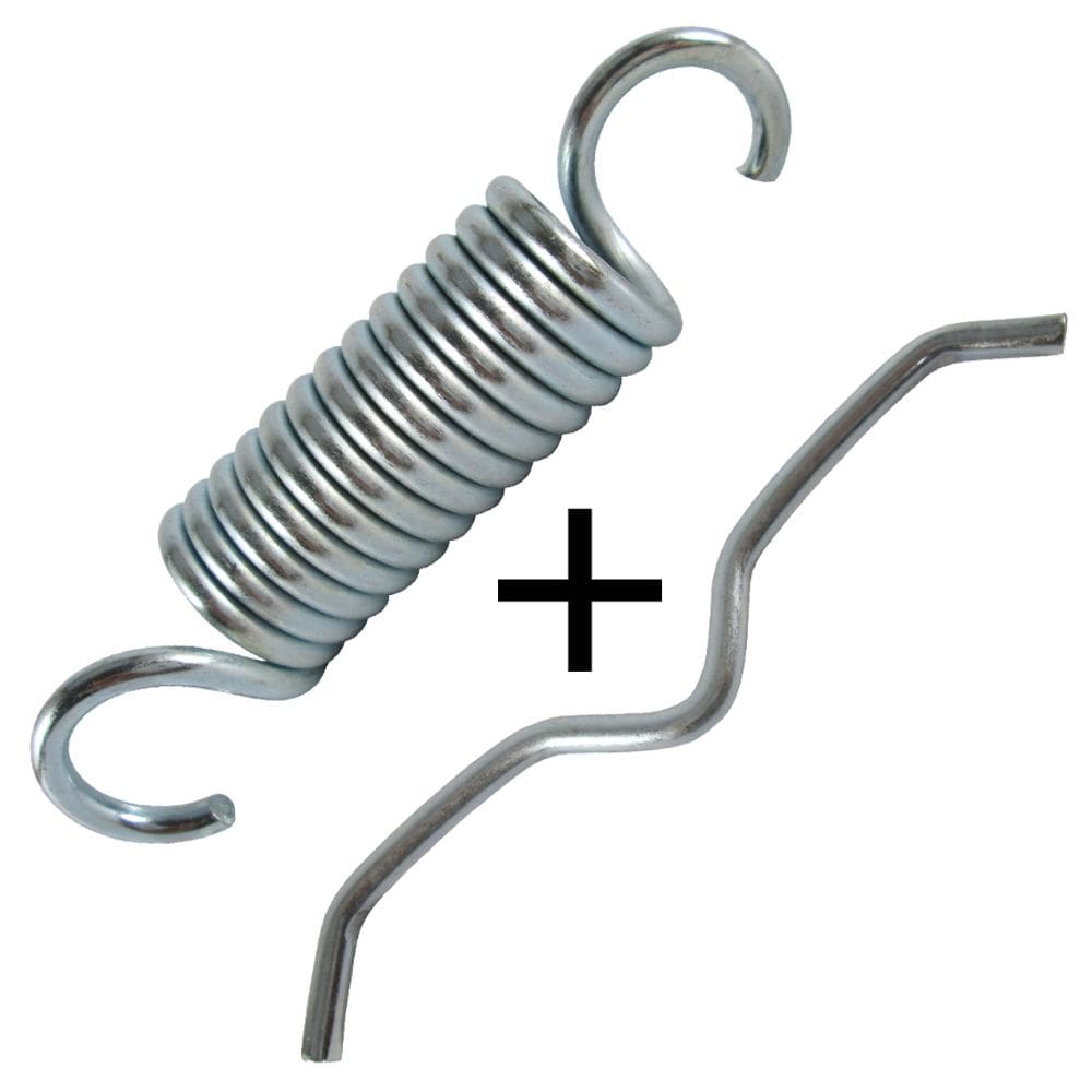 Kit 32 Molas e 16 Ganchos Aço Carbono Belgo