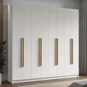 Guarda-roupa Casal 8 Portas Batentes Venus Madesa.