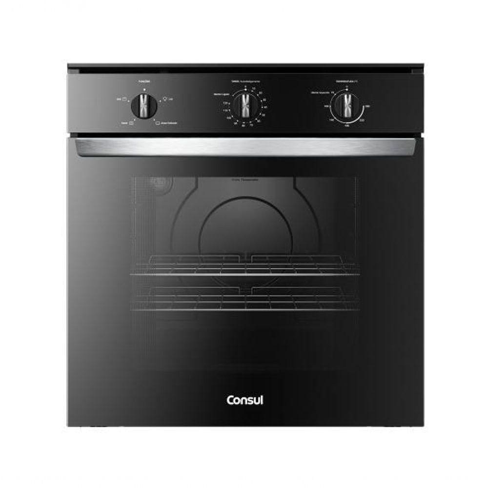 Forno Elétrico De Embutir Consul 84L Preto 220V