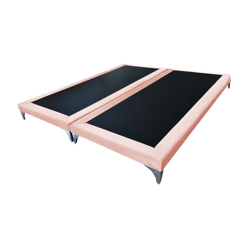 Cama Oriental Premium King Veludo Rose