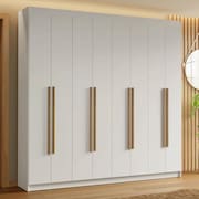 Guarda-roupa Casal 8 Portas Batentes Madesa.