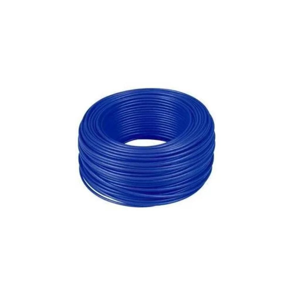Rolo Com 100m De Cabo De Cobre 750v 4mm² Azul Escuro - Corfio