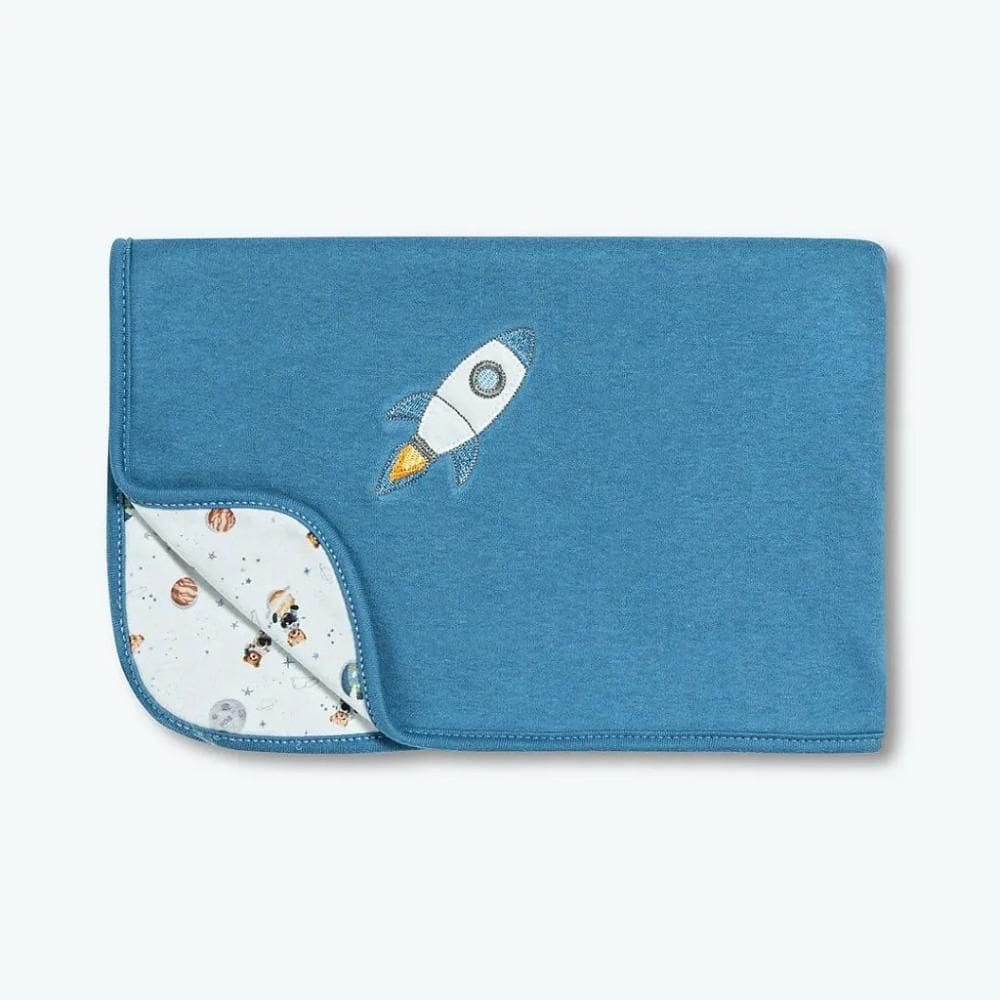 Manta de Suedine Hug Primeira Jornada Azul Nimbus