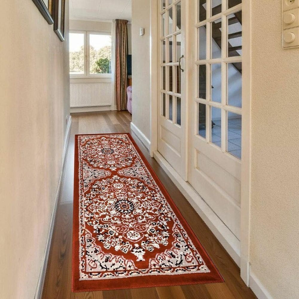 1 Tapete Porta Passadeira Corredor Luxo 57X180 Js Re Ate M10