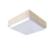 Plafon Quadrado Vivare Md-3092 Cúpula em Tecido 60x60cm - Bivolt