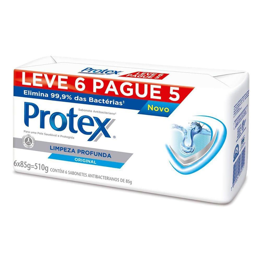 Sabonete Protex Limpeza Profunda 85g cada Leve 6 Pague 5