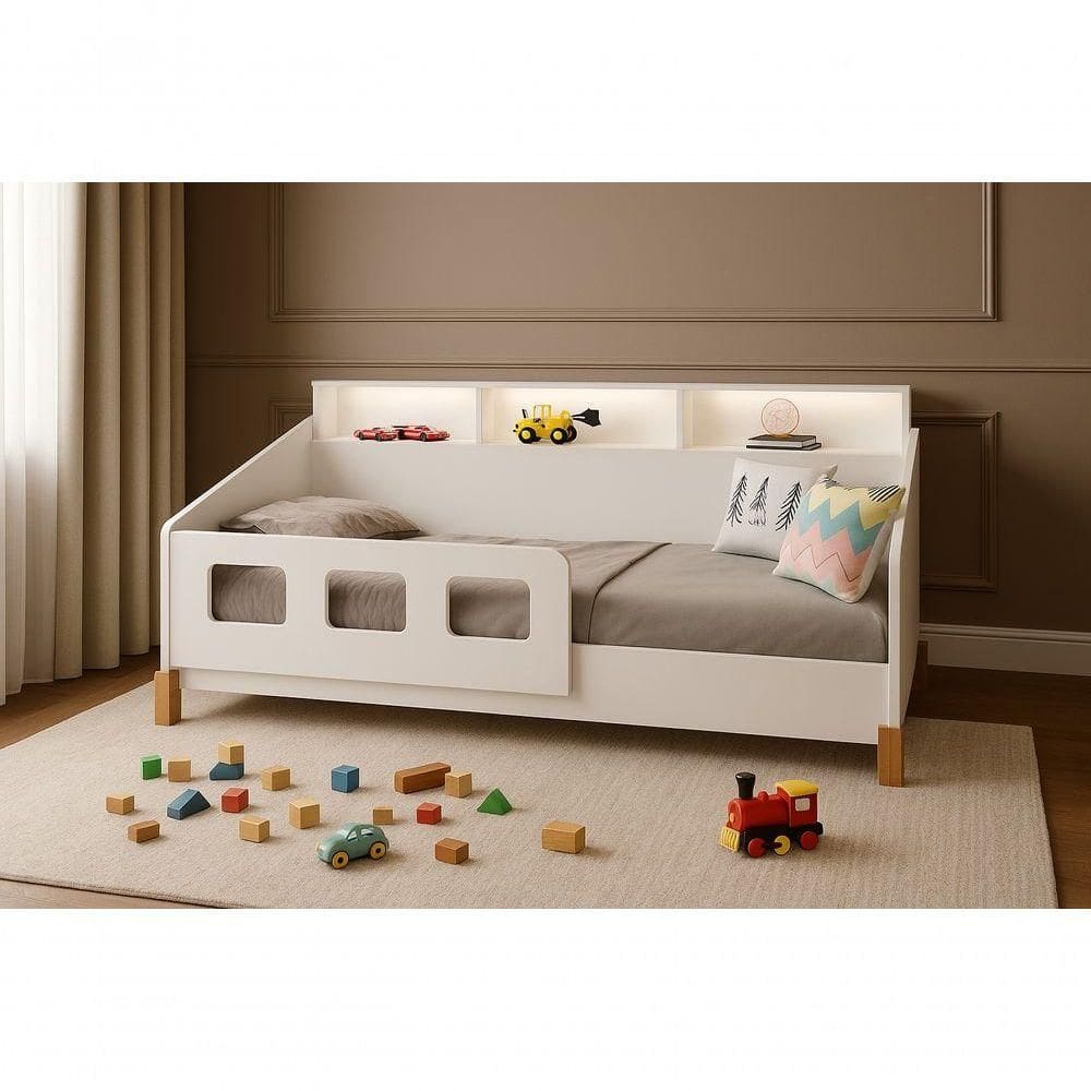 Cama Infantil Com Proteção Lateral Mavi – Estilo Montessori