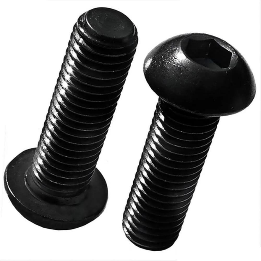Parafuso C/ Cabeça Abaulado Sextavado Int. M6 x 12 MA DIN7380 C/100PÇS