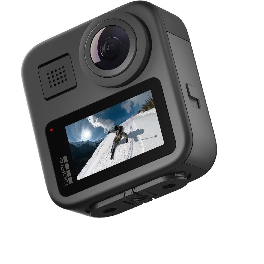 GoPro MAX — Câmera de ação tradicional 360 à prova d`água com tela sensível ao toque esférica 5.6K30 vídeo HD 16,6 MP 36