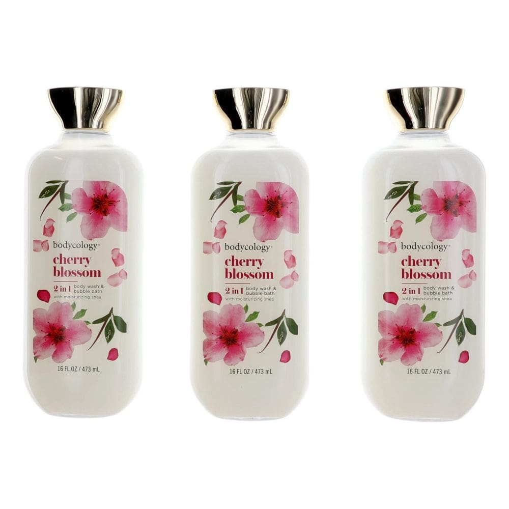 Sabonete líquido e banho de espuma Bodycology Cherry Blossom 480 ml