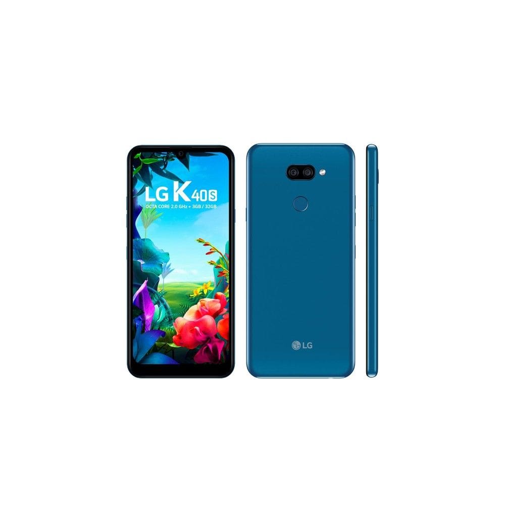 Smartphone LG K40S 4G 32GB DUAL CHIP Octa-Core 3GB RAM TELA 6,1” Câm.Dupla+Selfie 13MP