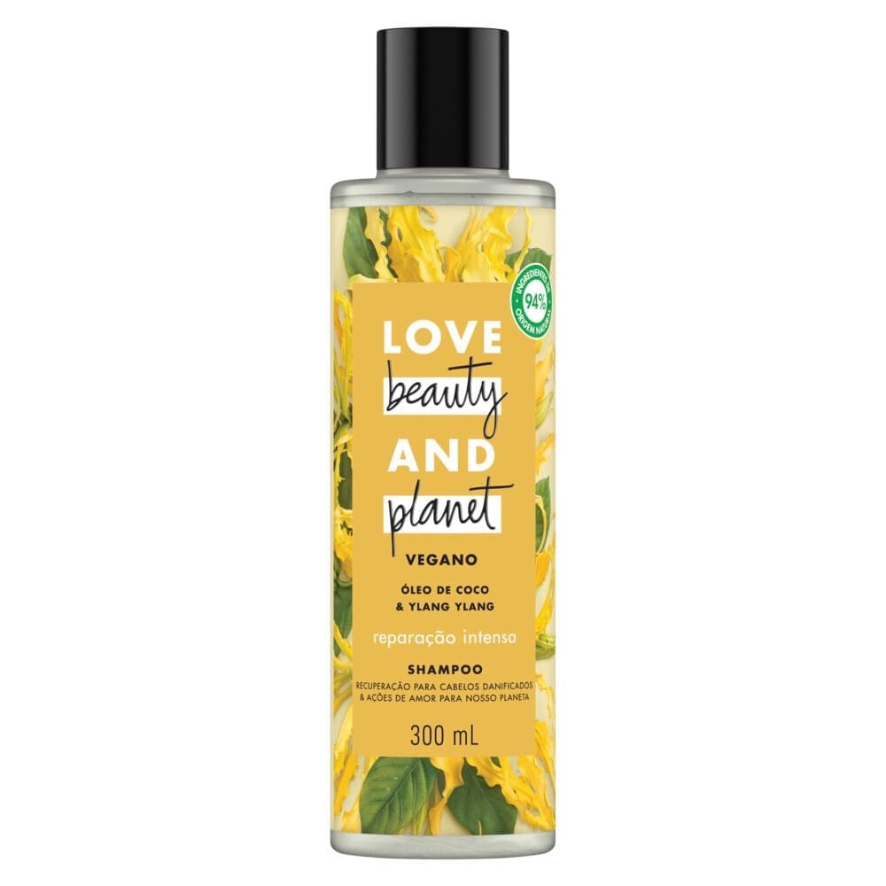 Shampoo Love Beauty and Planet Reparação Intensa 300ml