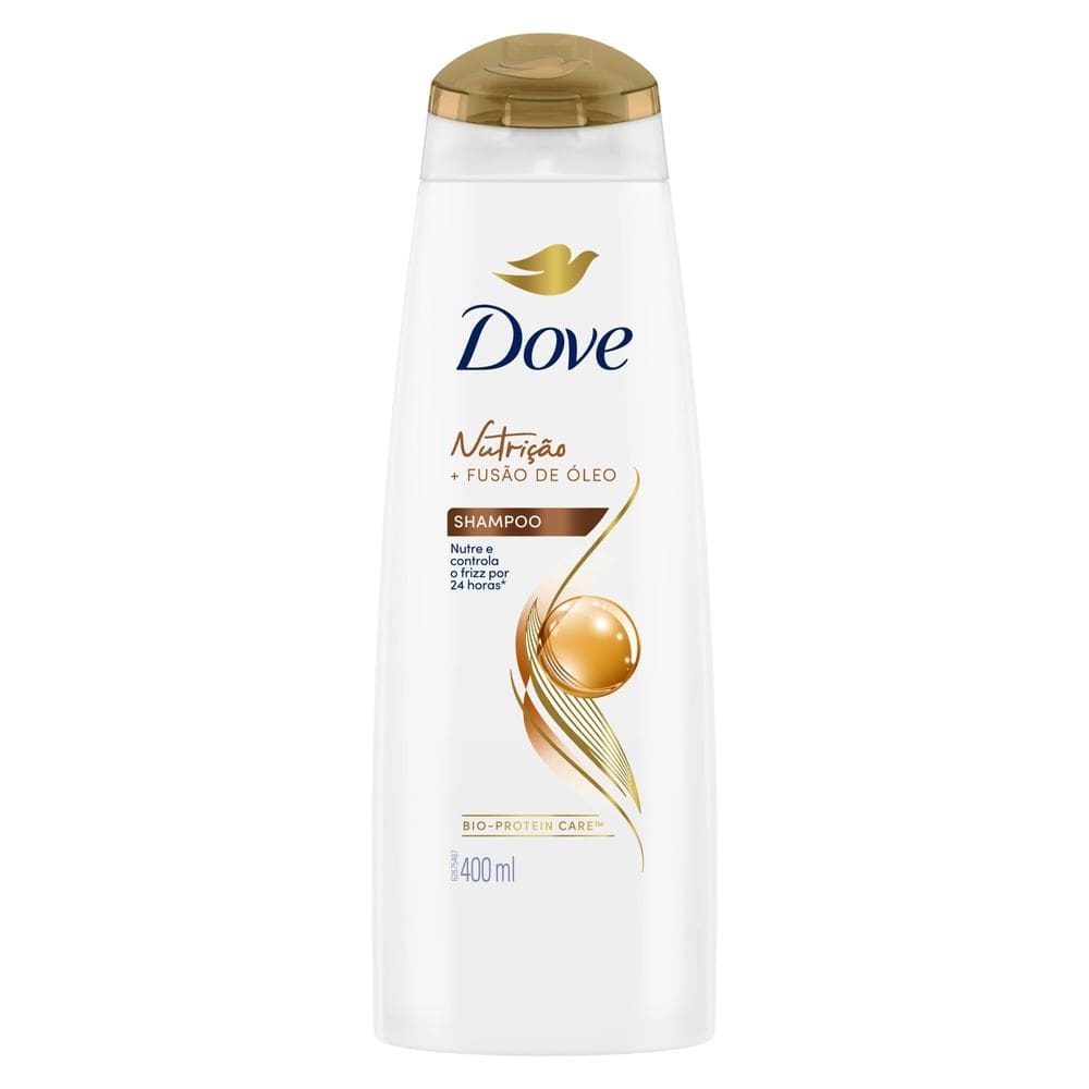 Shampoo Dove Nutrição e Fusão de Óleos 400ml