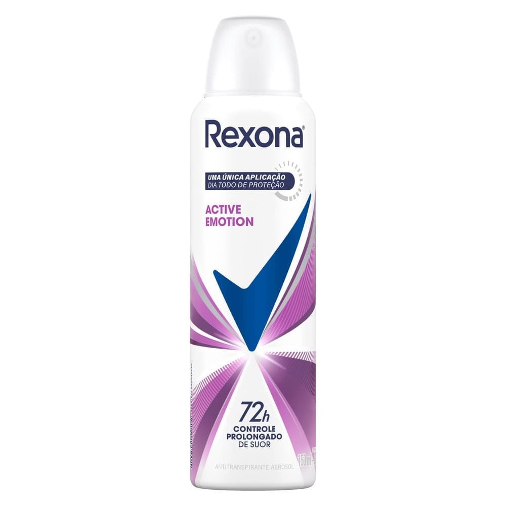 Desodorante Antitranspirante Rexona Active Emotion Aerosol com 150ml