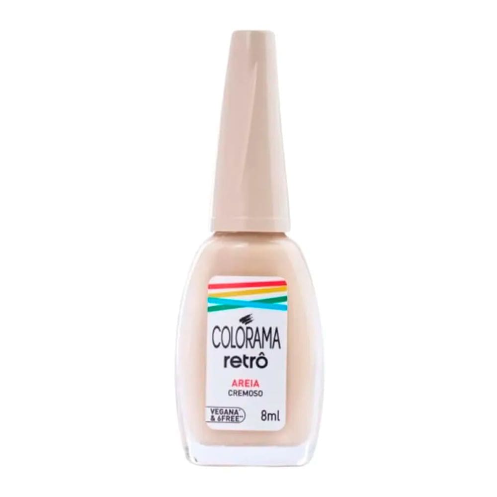 Esmalte Colorama Retrô Cremoso Cor Areia 8ml