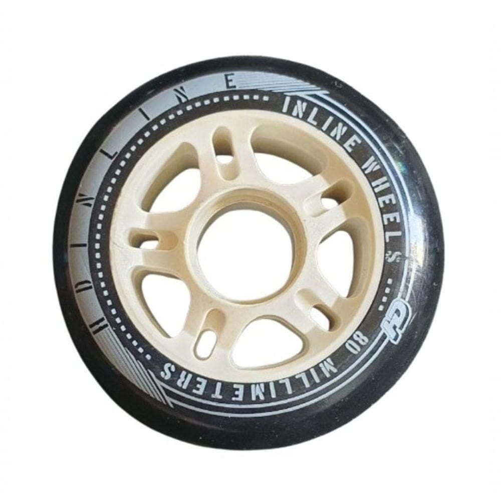 Roda Para Patins 80mm Hd Cor Preto (jg C 4)