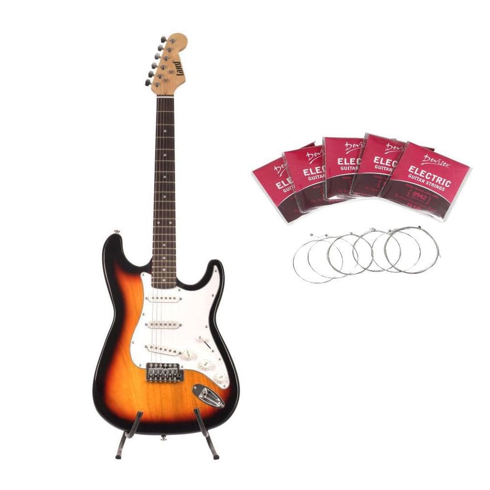 Kit Guitarra Land Sunburst L-G1 + Encordoamento
