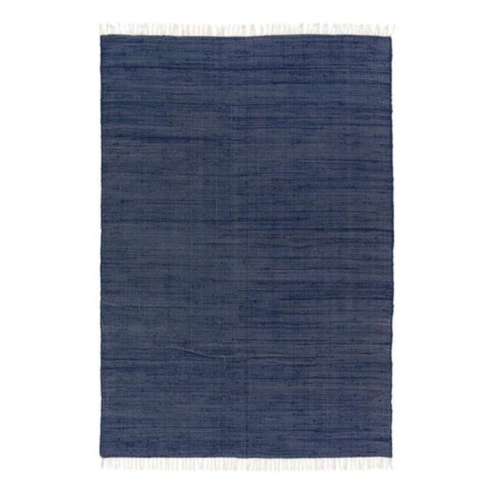 Tapete Chindi 300X200Cm Retangular Azul Just Home