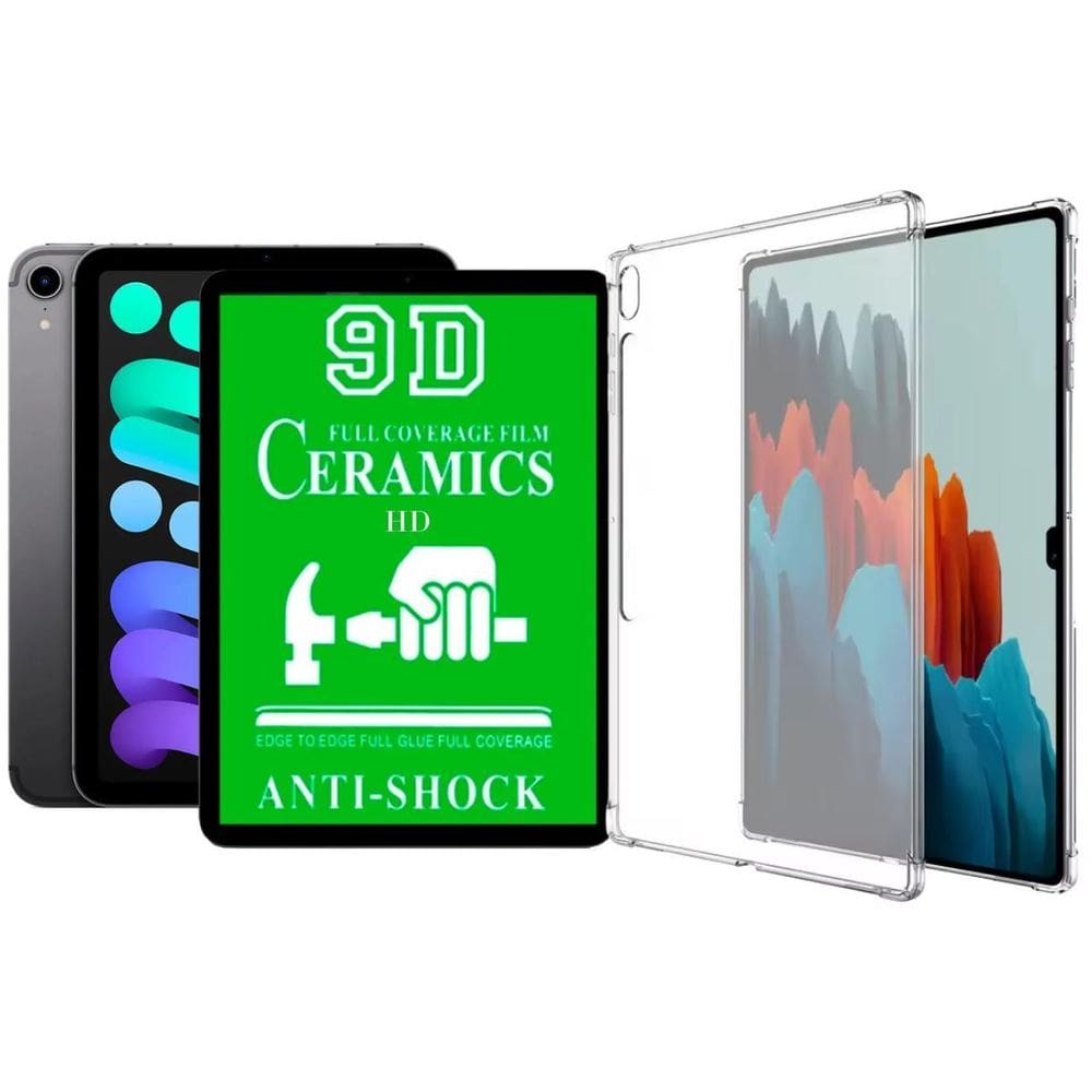 Capa + Película De Cerâmica 9D Para Galaxy Tab S10+