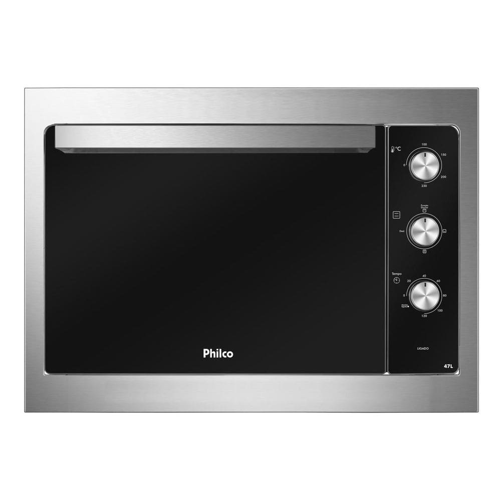 Forno Elétrico de Embutir Philco PFE47E Esmaltado Dupla Resistência 47L