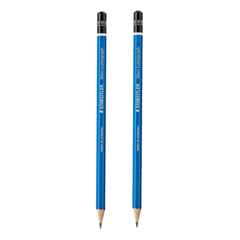 Lápis Graduado 2B Mars Lumograph 2 Unidades - Staedtler