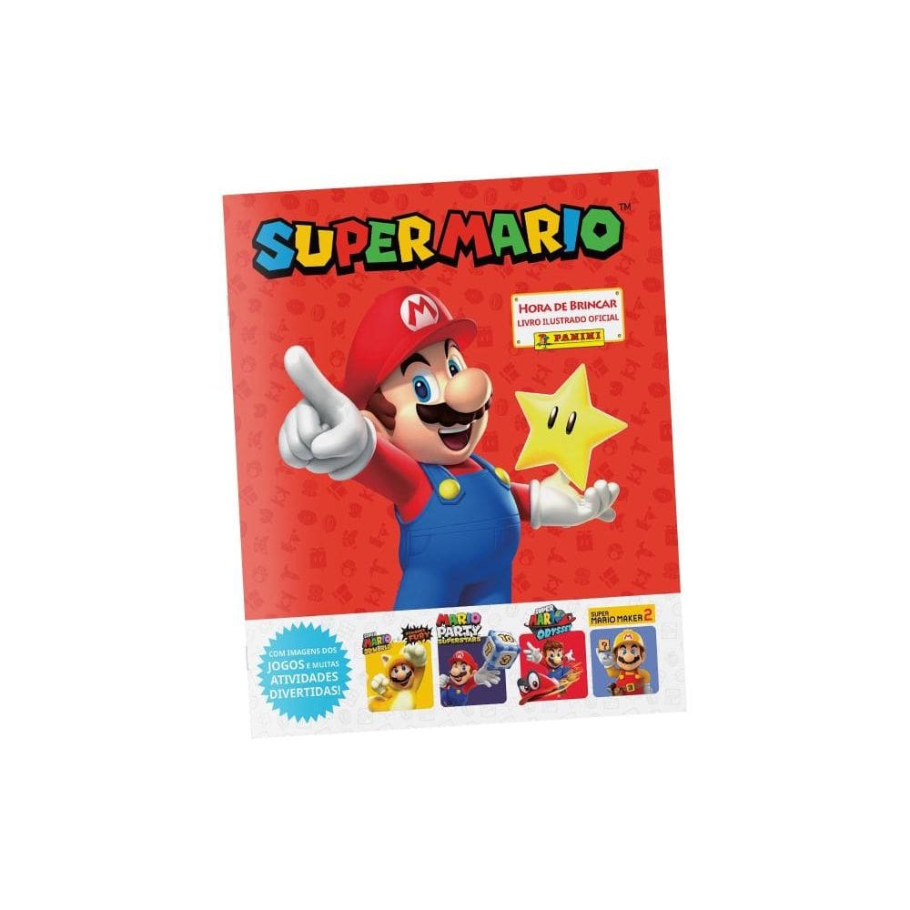 SUPER MARIO - Álbum Capa Cartão
