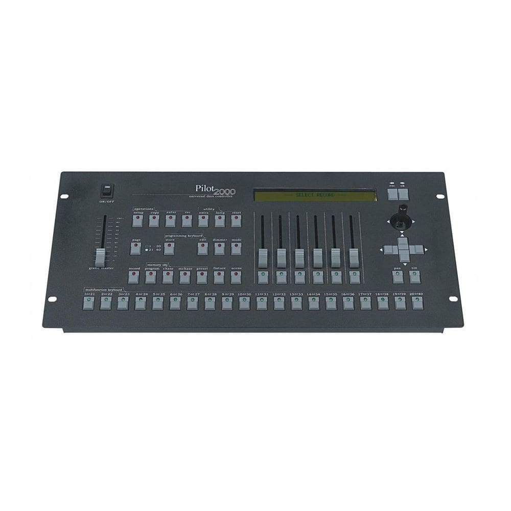 Kit Máquina De Fumaça 1500W + Mesa Pilot 2000 Onelight