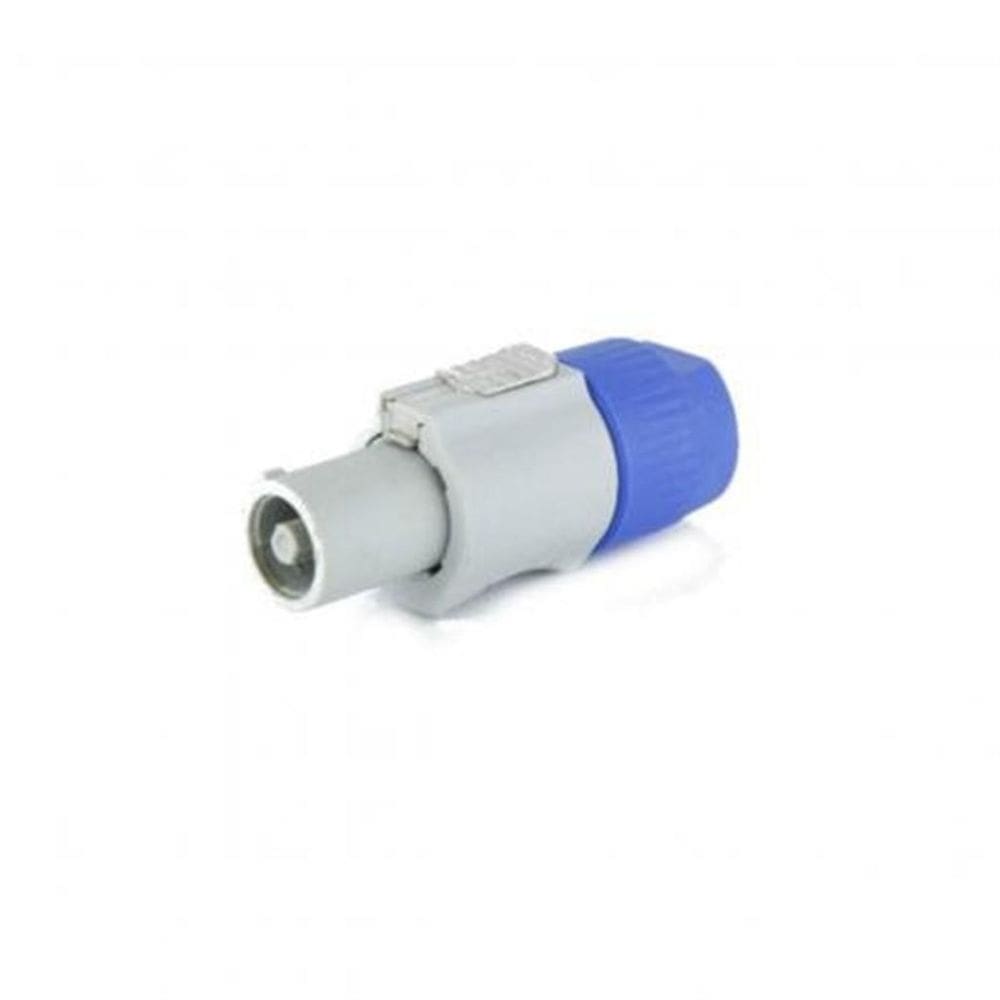 Conector Powercon Macho Branco De Linha