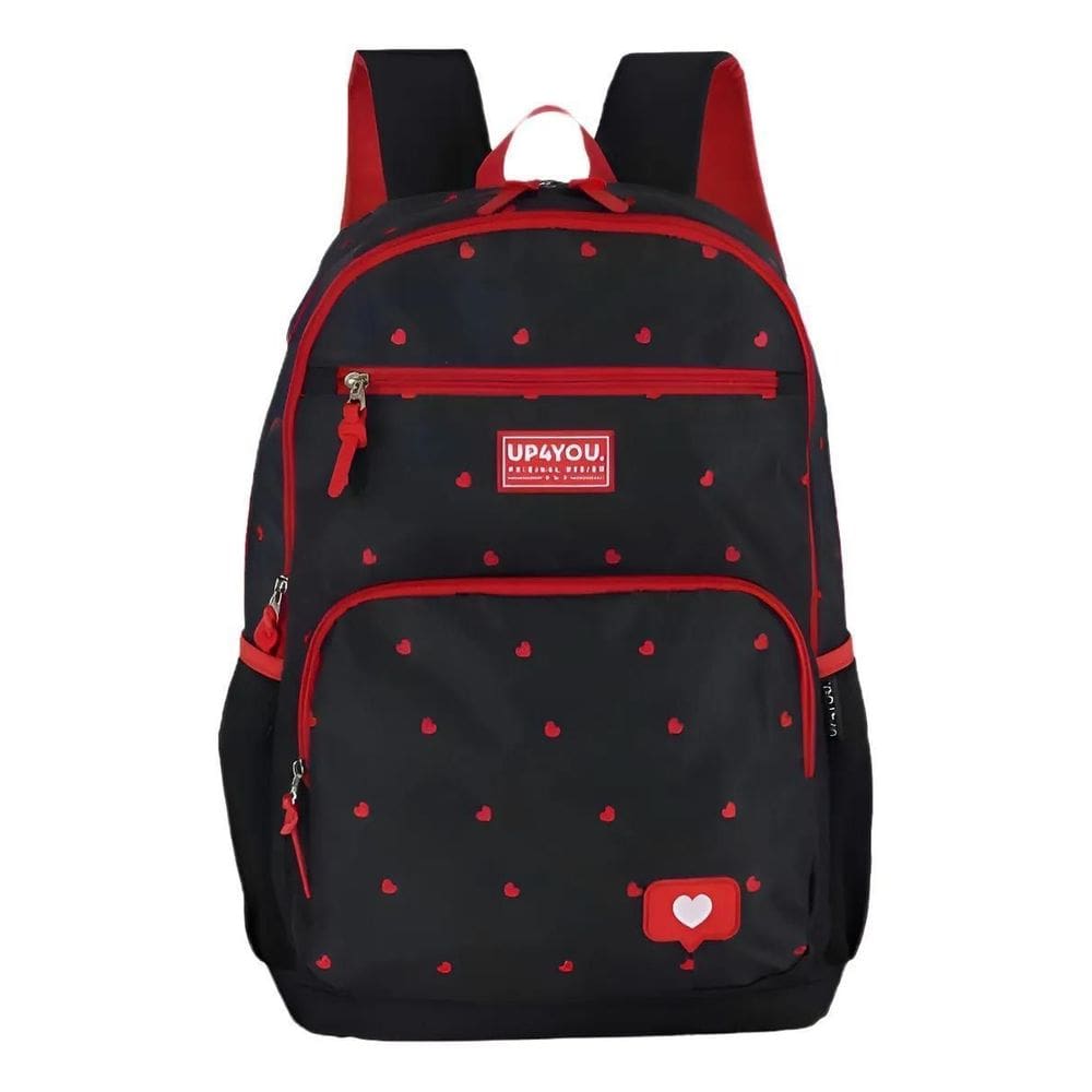 Mochila Up4you Coracao Preto Ms47971up