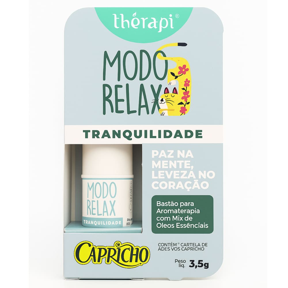 Bastão C Mix De Oleos Essencias Modo Relax Tranquilidade 3,5G Therapi Capricho