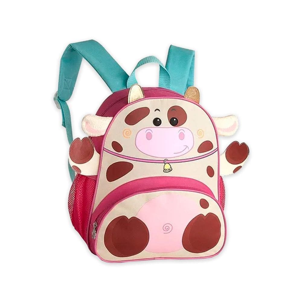 Mochila Escolar Costas Vaquinha Infantil Clio Cor Rosa