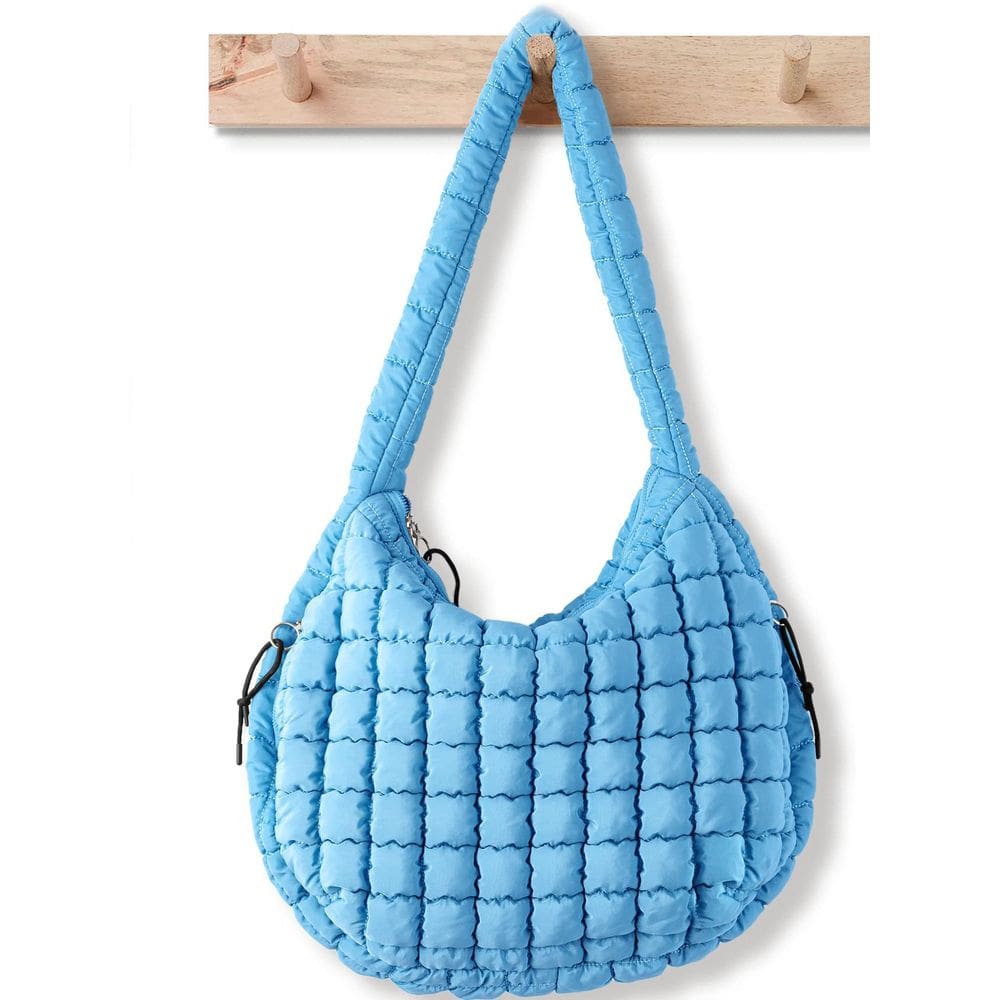 Sacola Puffer Babysun Puff Purse de nylon para mulheres grandes