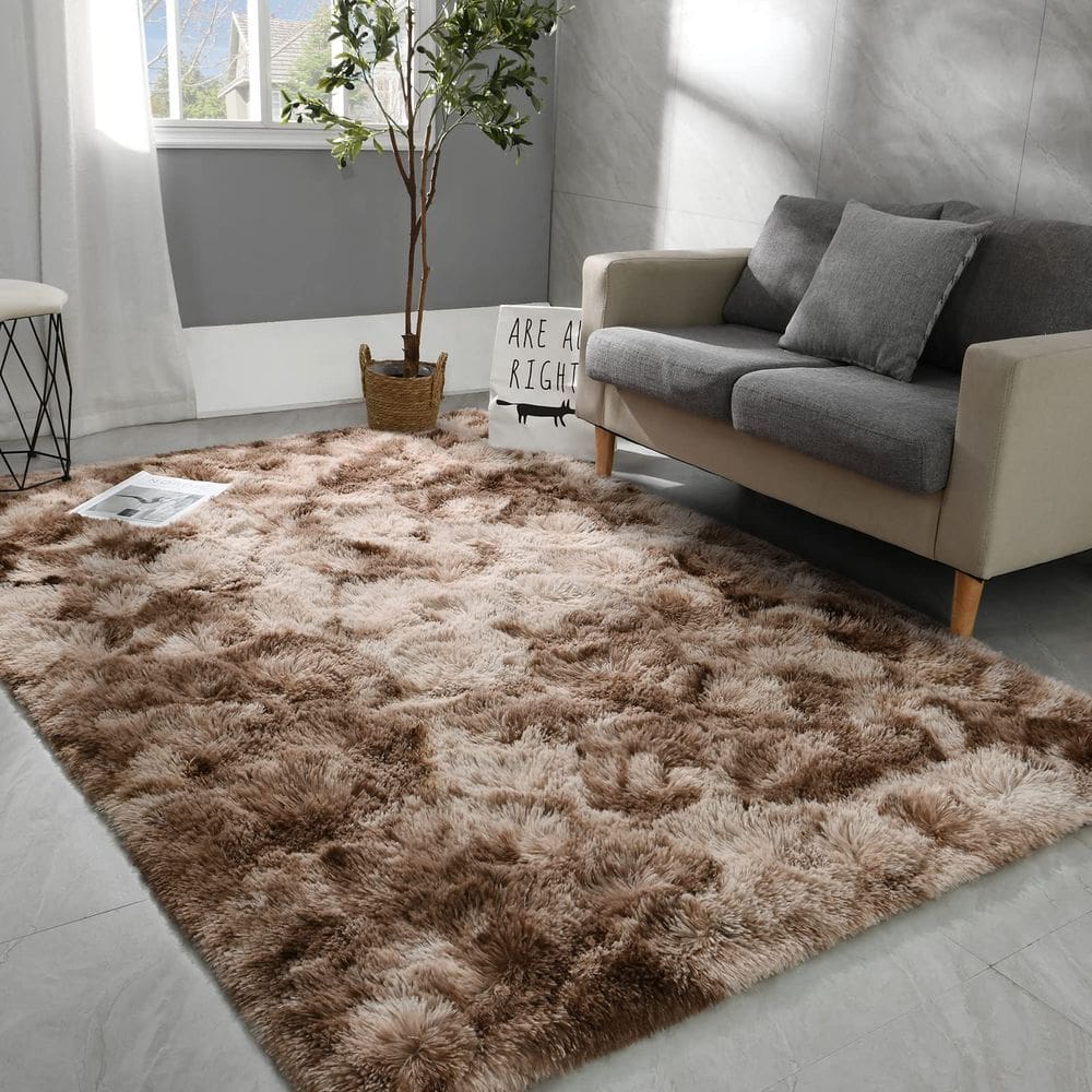 Tapete Area Hutha 5x7, grande para sala de estar, supermacio e fofo
