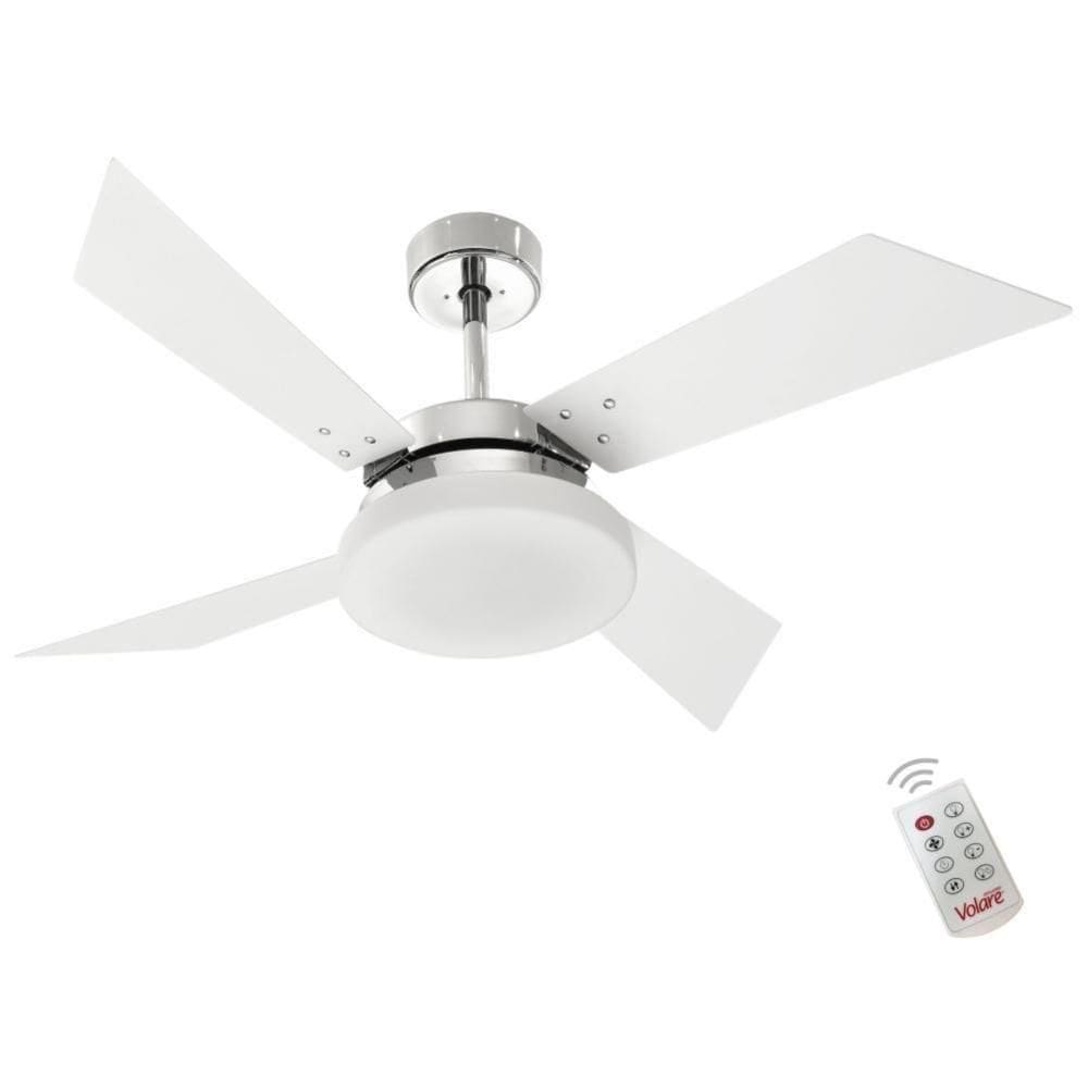 Ventilador Volare Tech Branco 220v E Controle Remoto