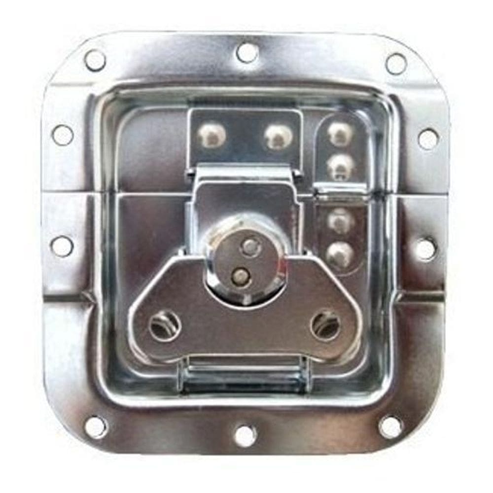 Fecho Borboleta Medio Cromado Com Porta Cadeado Stc24 Star